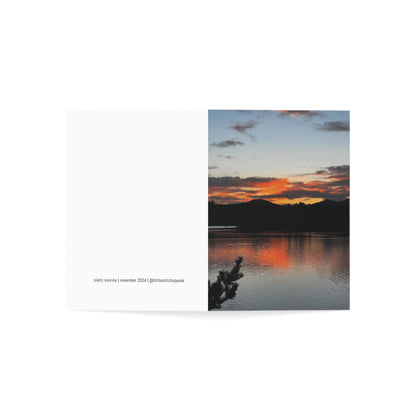 Siletz Sunrise Greeting Cards (1, 10, 30, and 50pcs)