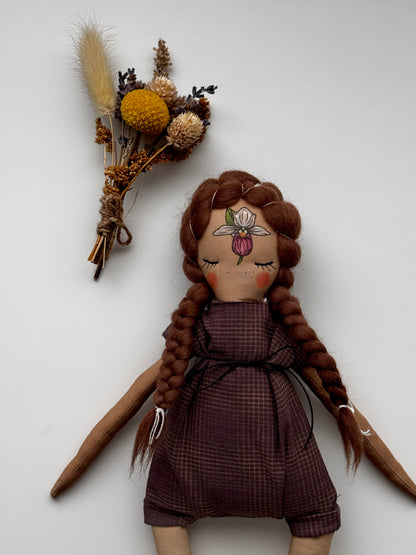 State Flowers : Minnesota Pink + White Lady’s Slipper Orchid