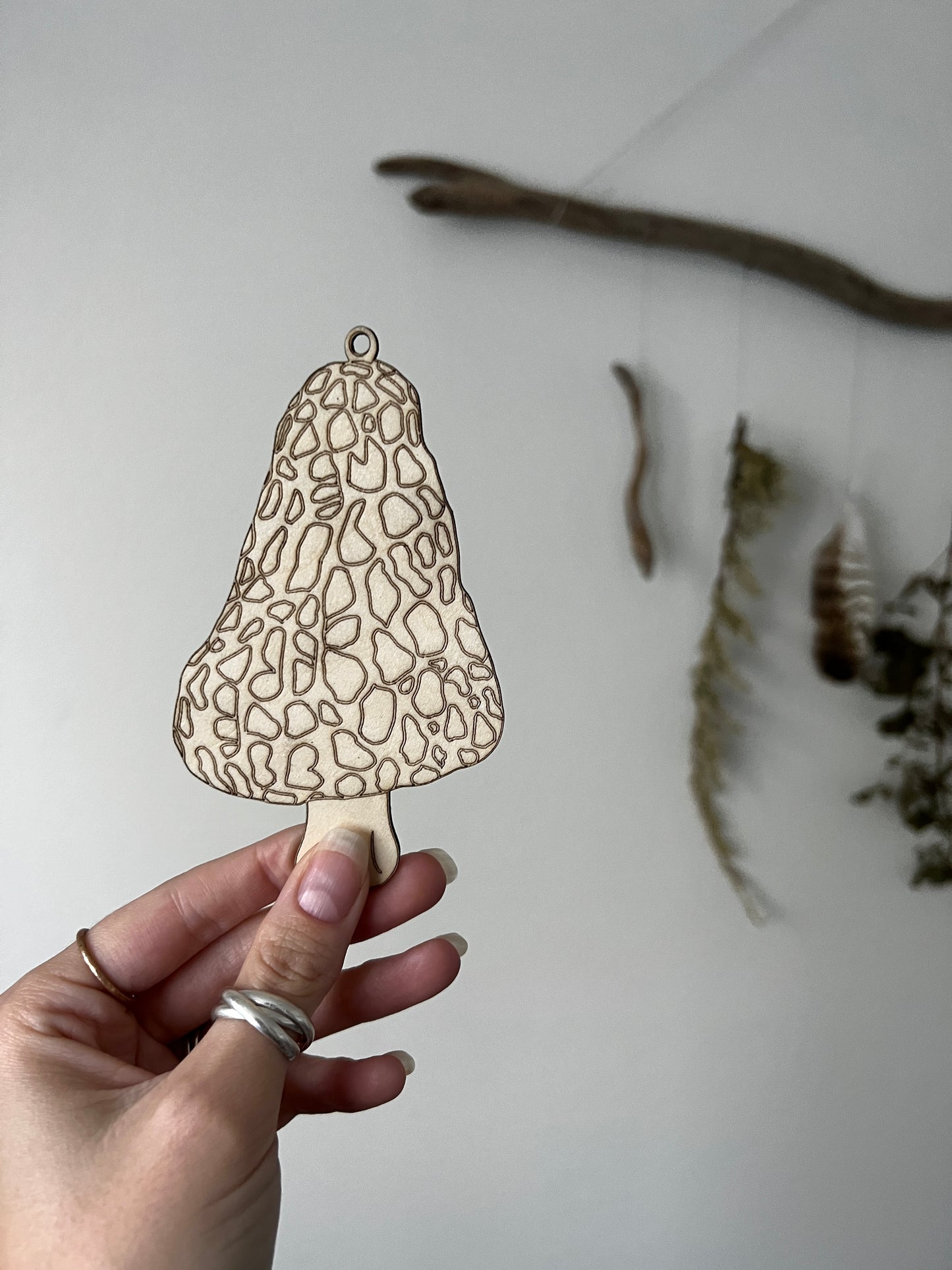 Plain Morel Ornament